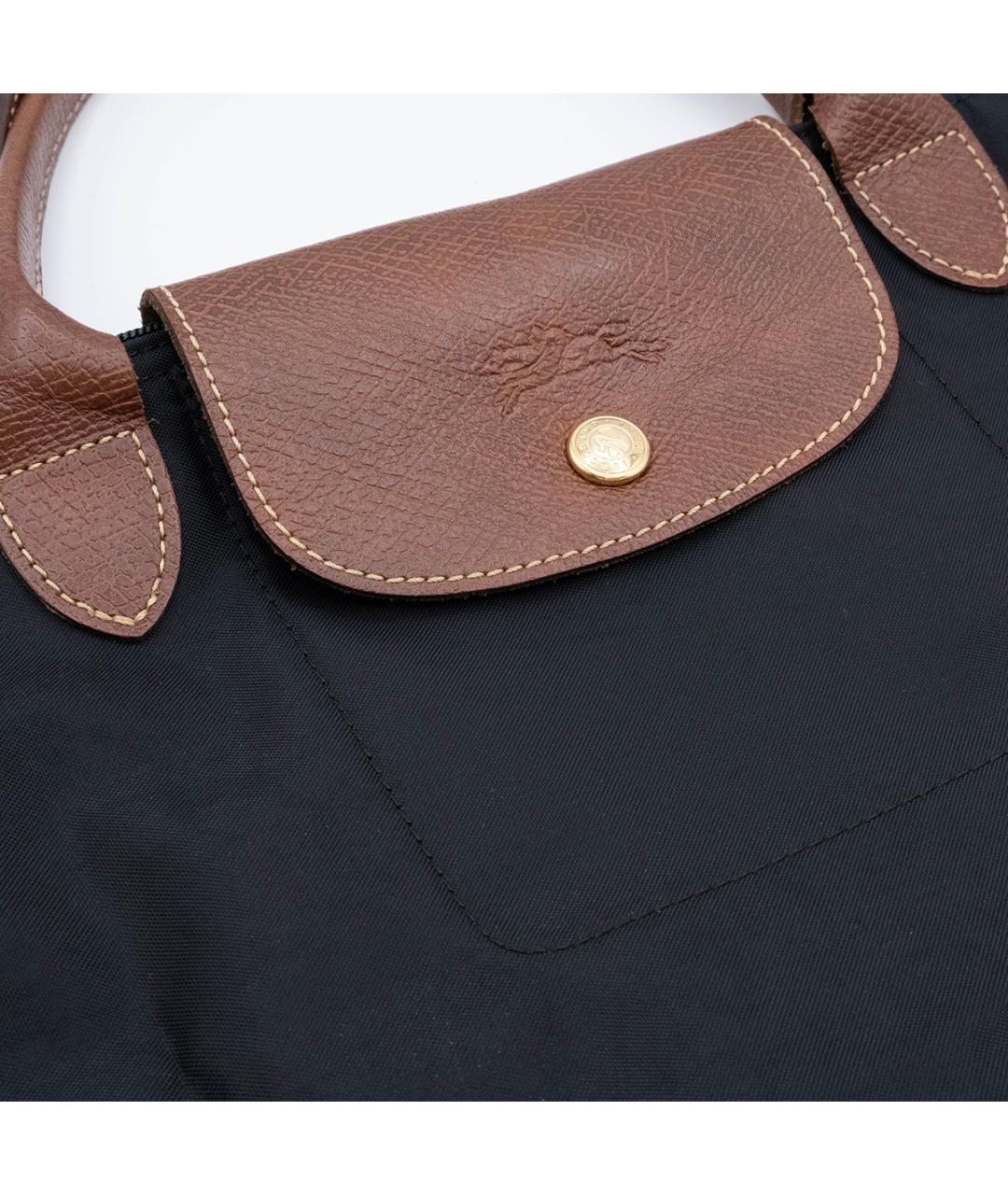 LONGCHAMP Черная сумка тоут, фото 5