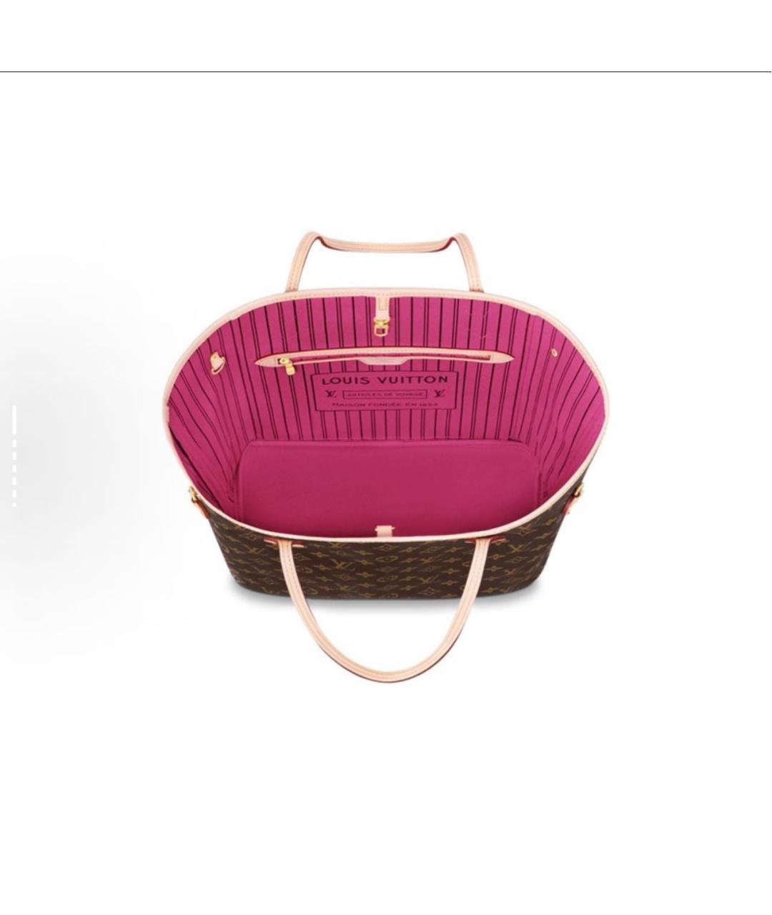 LOUIS VUITTON Коричневая сумка тоут, фото 5