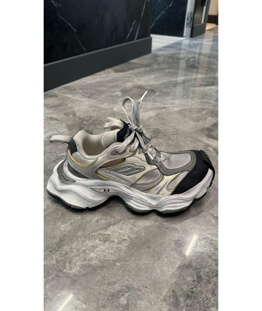 BALENCIAGA Серые кроссовки, фото 5