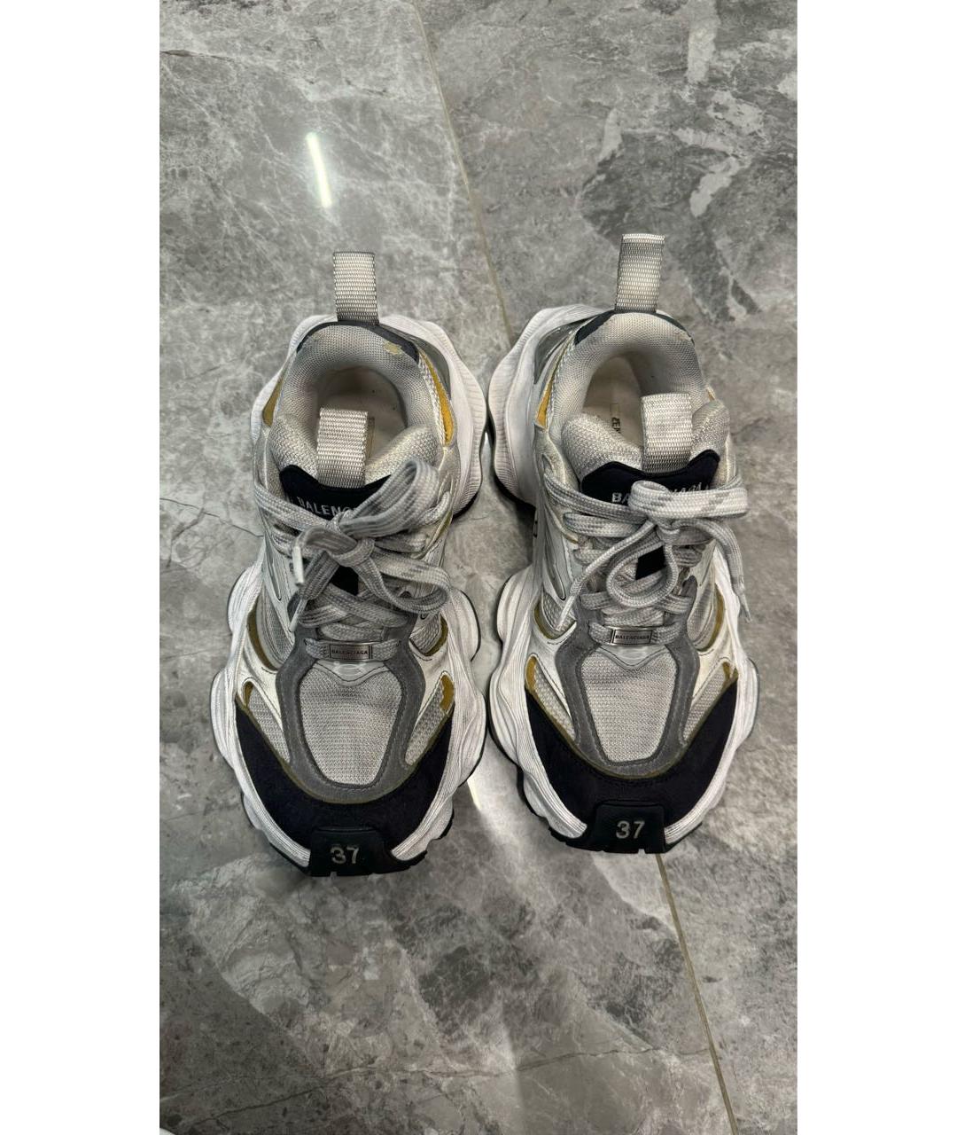 BALENCIAGA Серые кроссовки, фото 3
