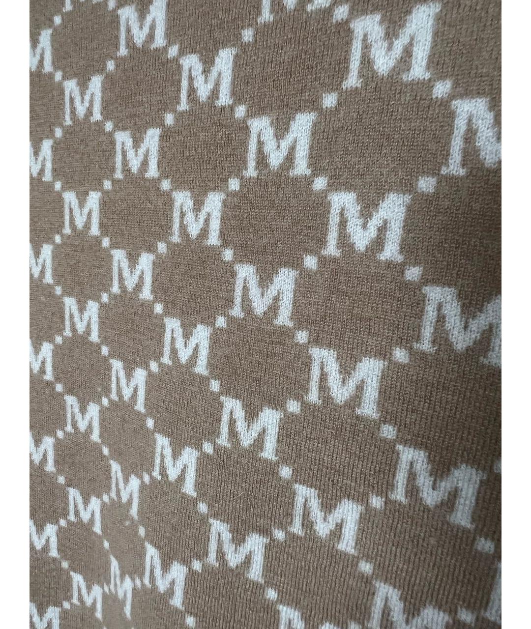 'S MAX MARA Бежевый шерстяной джемпер / свитер, фото 2