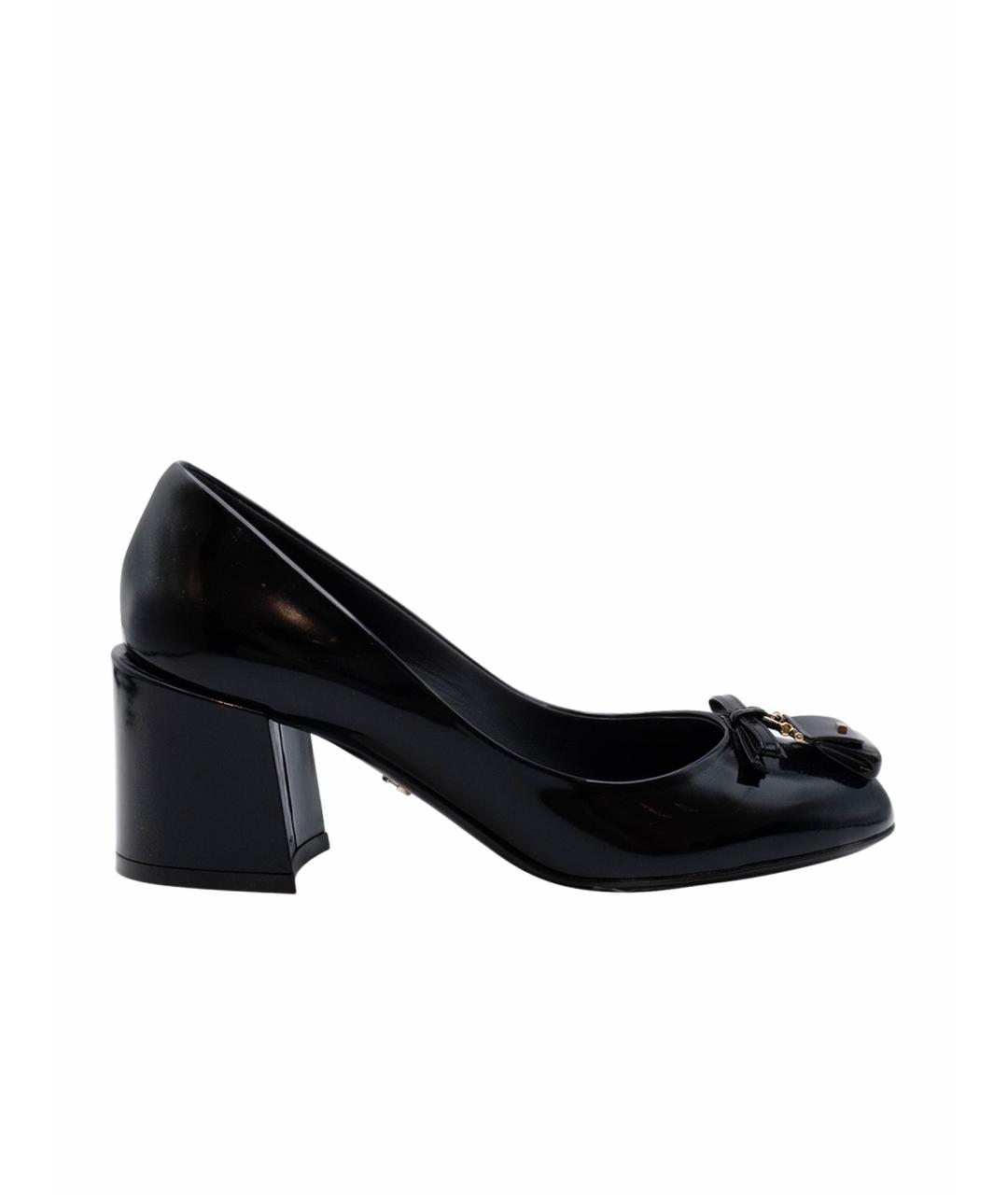 DOLCE&GABBANA Черные кожаные туфли, фото 6