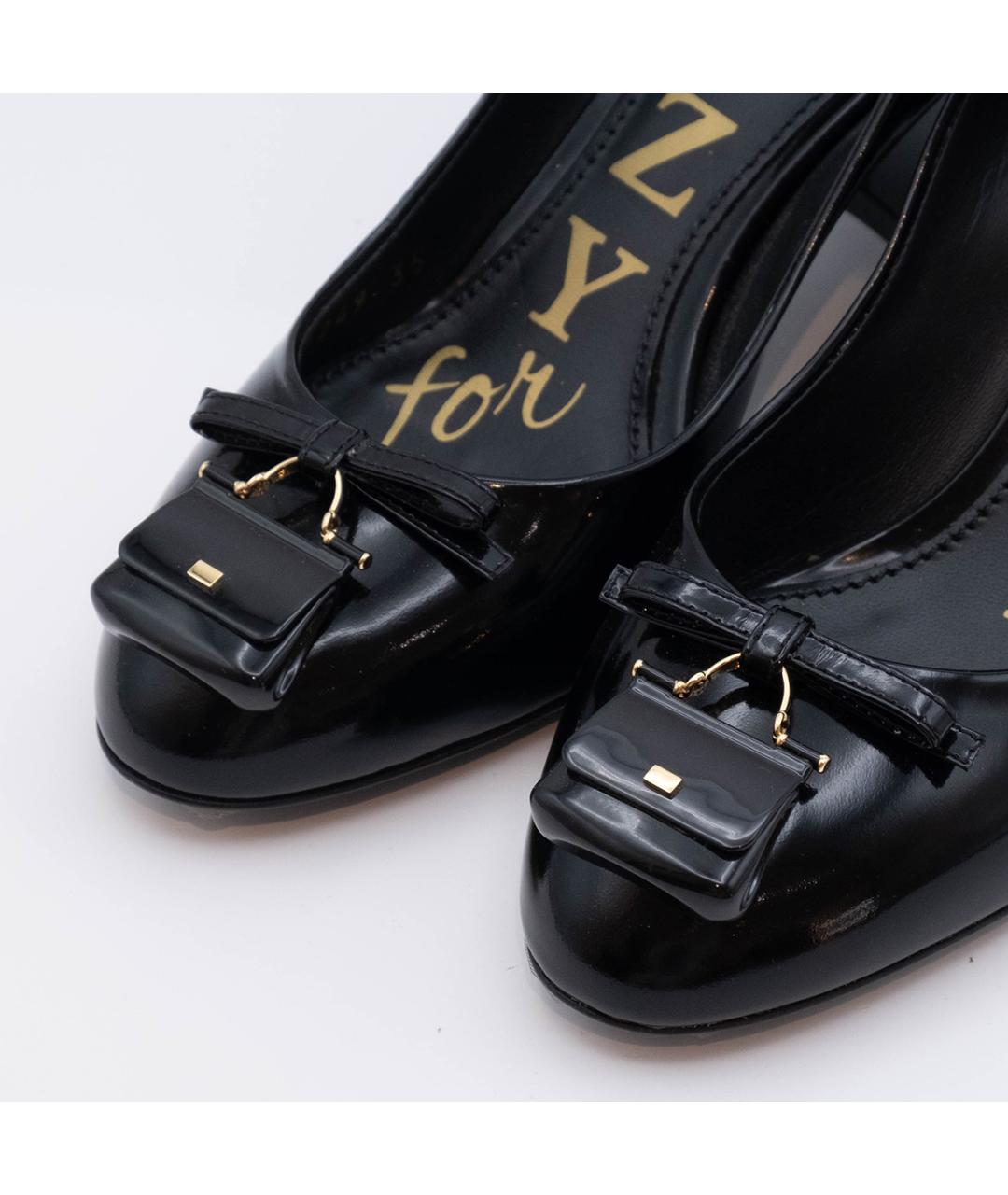 DOLCE&GABBANA Черные кожаные туфли, фото 3