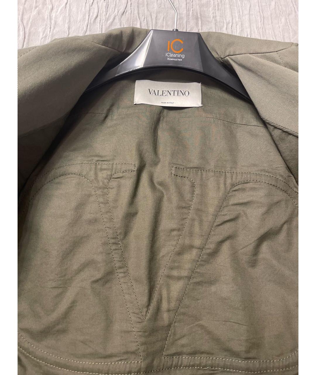 VALENTINO Хаки куртка, фото 3