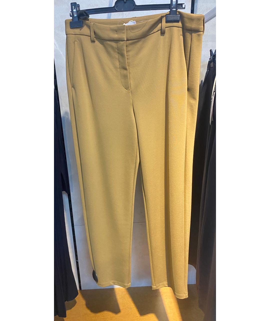 MAX MARA Бежевый вискозный костюм с брюками, фото 9