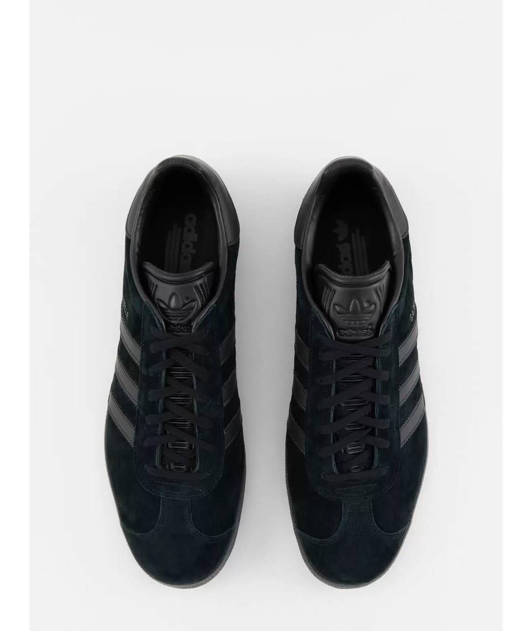 ADIDAS Черные замшевые низкие кроссовки / кеды, фото 2
