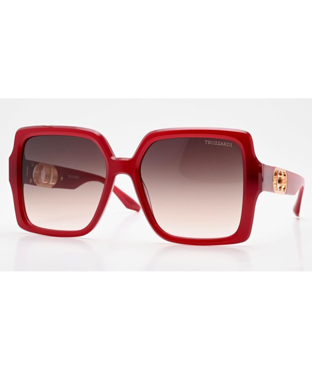 TRUSSARDI Бордовые солнцезащитные очки, фото 8
