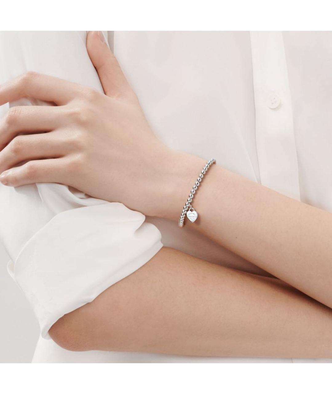 TIFFANY&CO Серебрянный серебряный браслет, фото 2