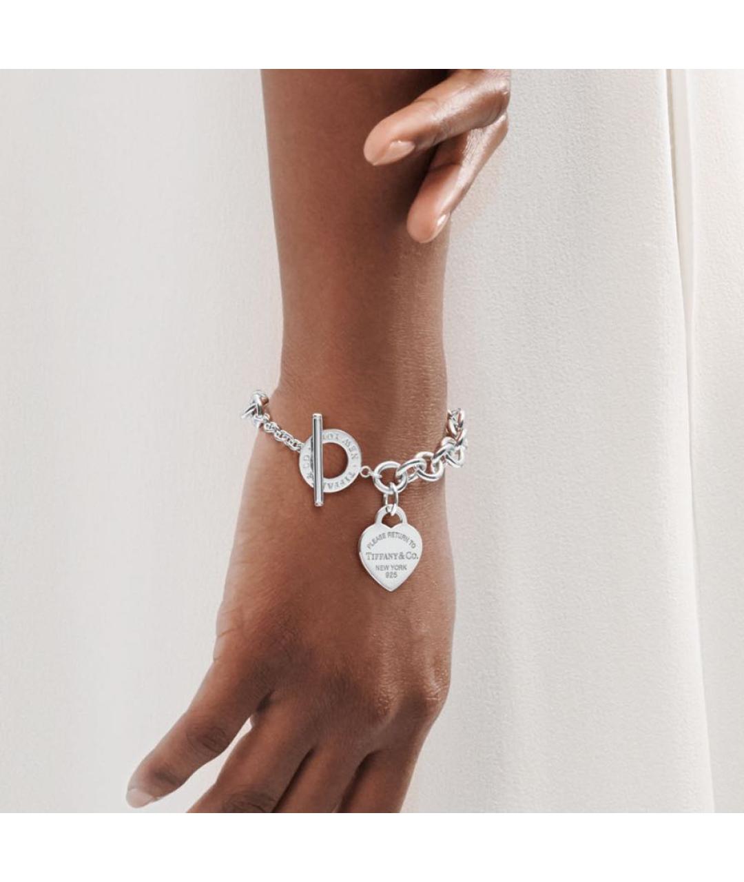 TIFFANY&CO Серебрянный серебряный браслет, фото 2