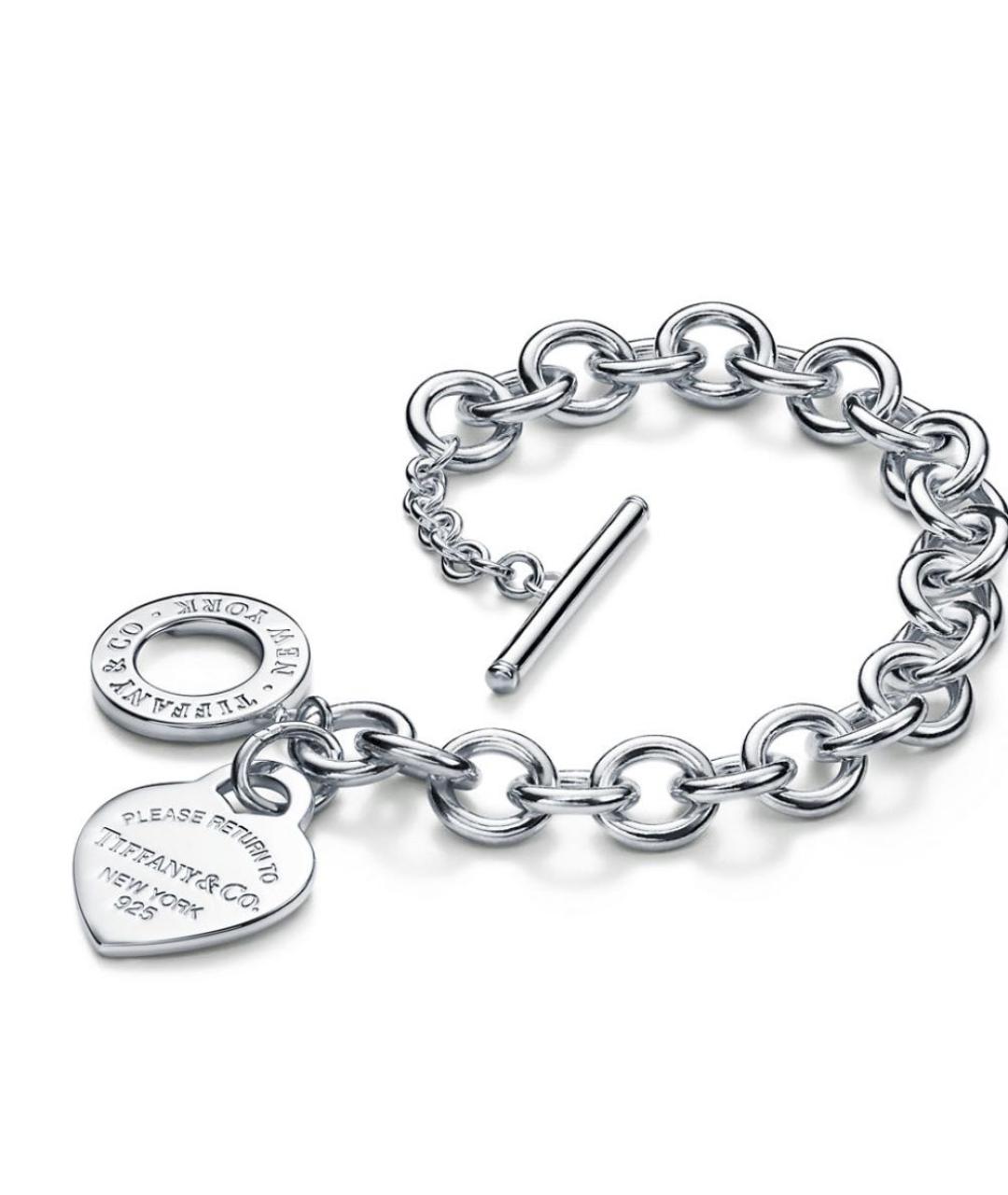 TIFFANY&CO Серебрянный серебряный браслет, фото 3