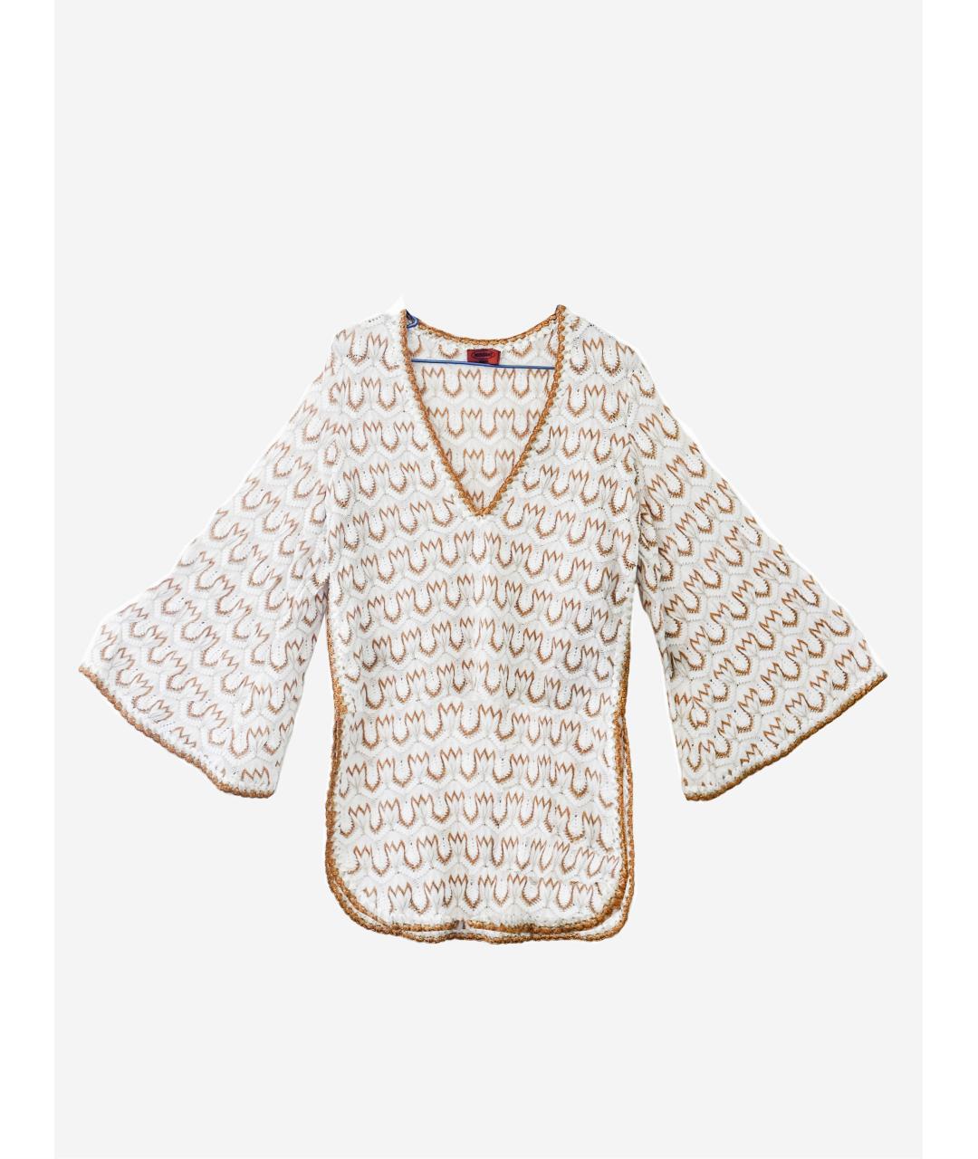 MISSONI Белая хлопковая туника, фото 1