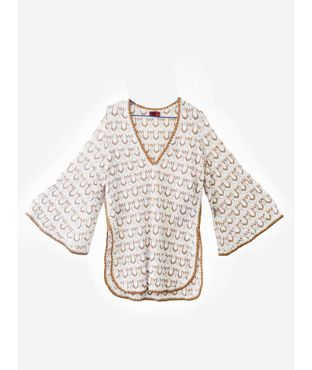 MISSONI Белая хлопковая туника, фото 10