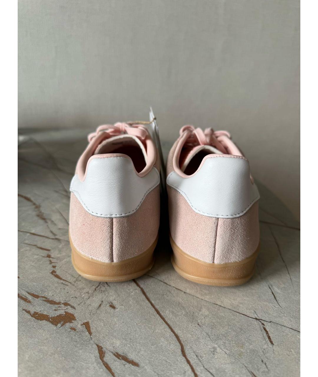 ADIDAS Коралловые замшевые кеды, фото 4