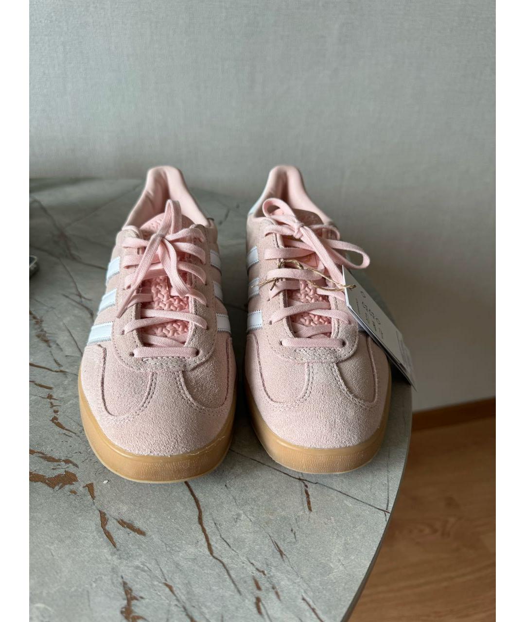 ADIDAS Коралловые замшевые кеды, фото 2