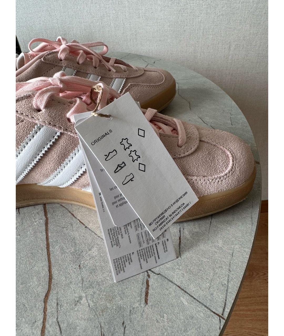 ADIDAS Коралловые замшевые кеды, фото 6