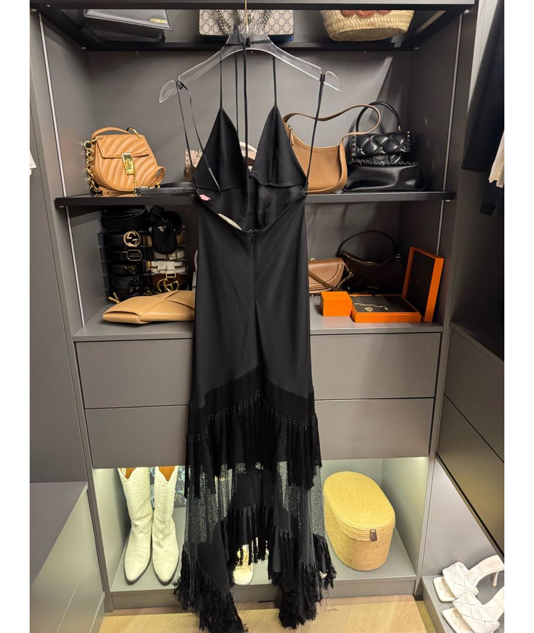 DIANE VON FURSTENBERG Черное вечернее платье, фото 2