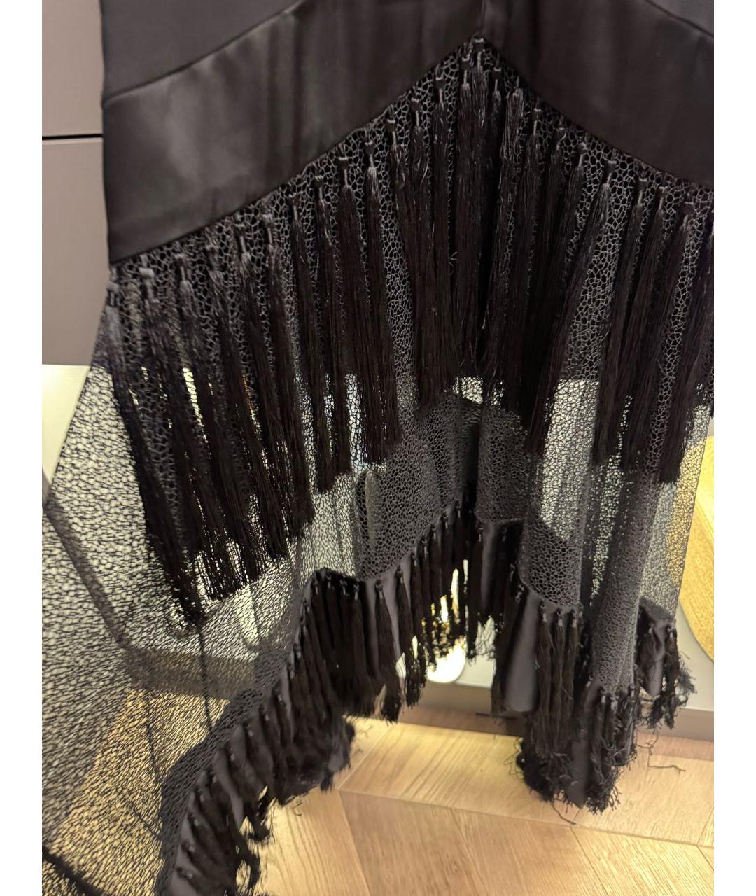 DIANE VON FURSTENBERG Черное вечернее платье, фото 4