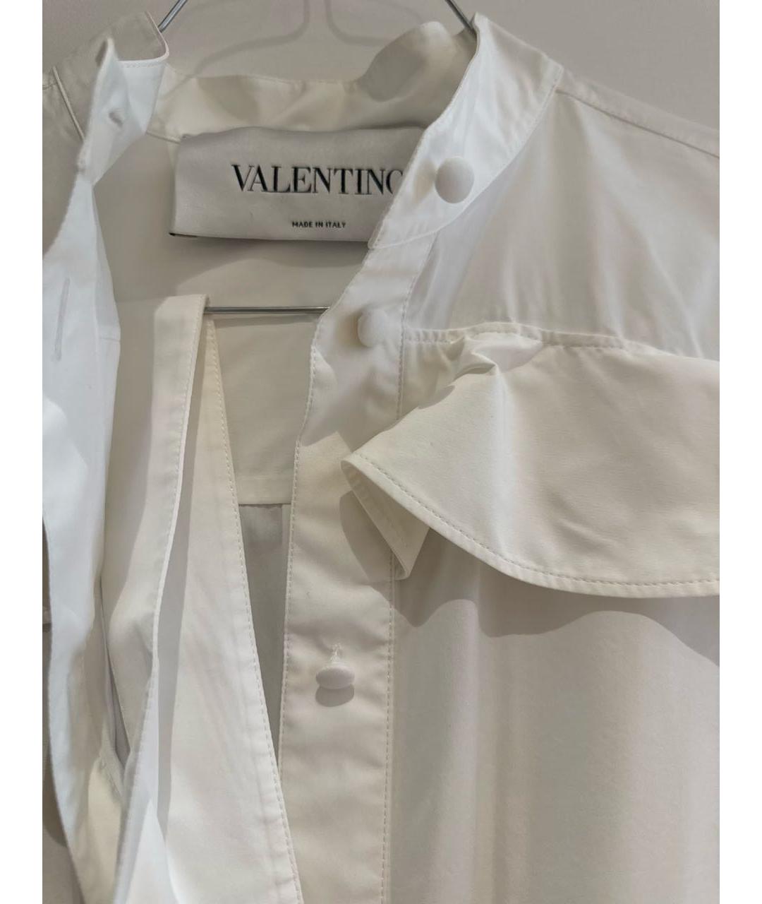 VALENTINO Белое полиамидовое повседневное платье, фото 7
