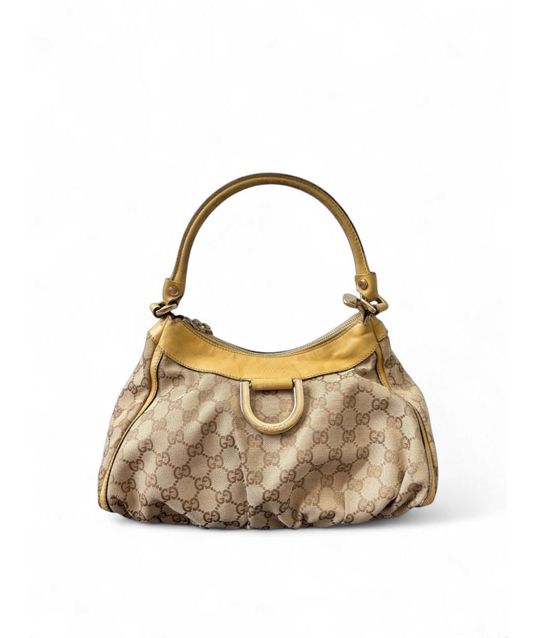 GUCCI Бежевая сумка с короткими ручками, фото 9