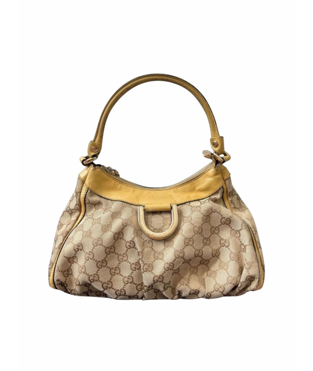 GUCCI Бежевая сумка с короткими ручками, фото 1