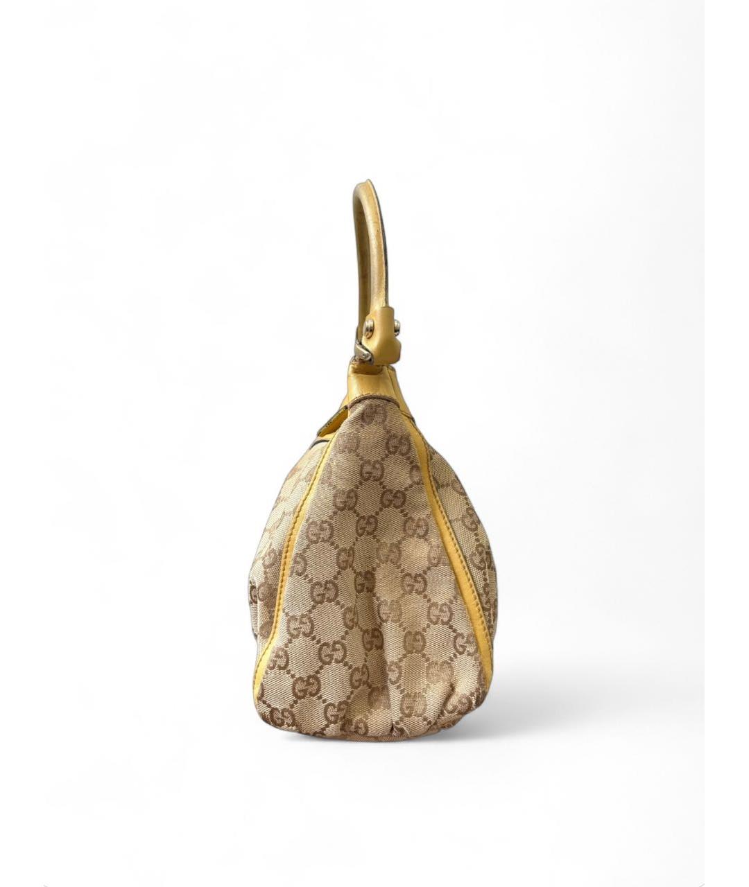 GUCCI Бежевая сумка с короткими ручками, фото 4