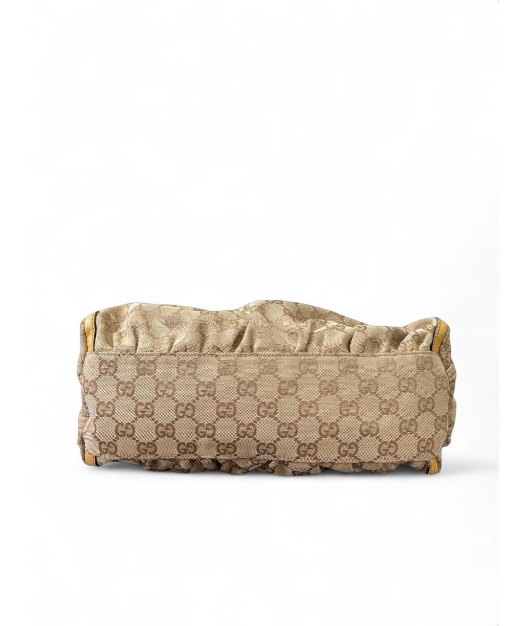 GUCCI Бежевая сумка с короткими ручками, фото 5