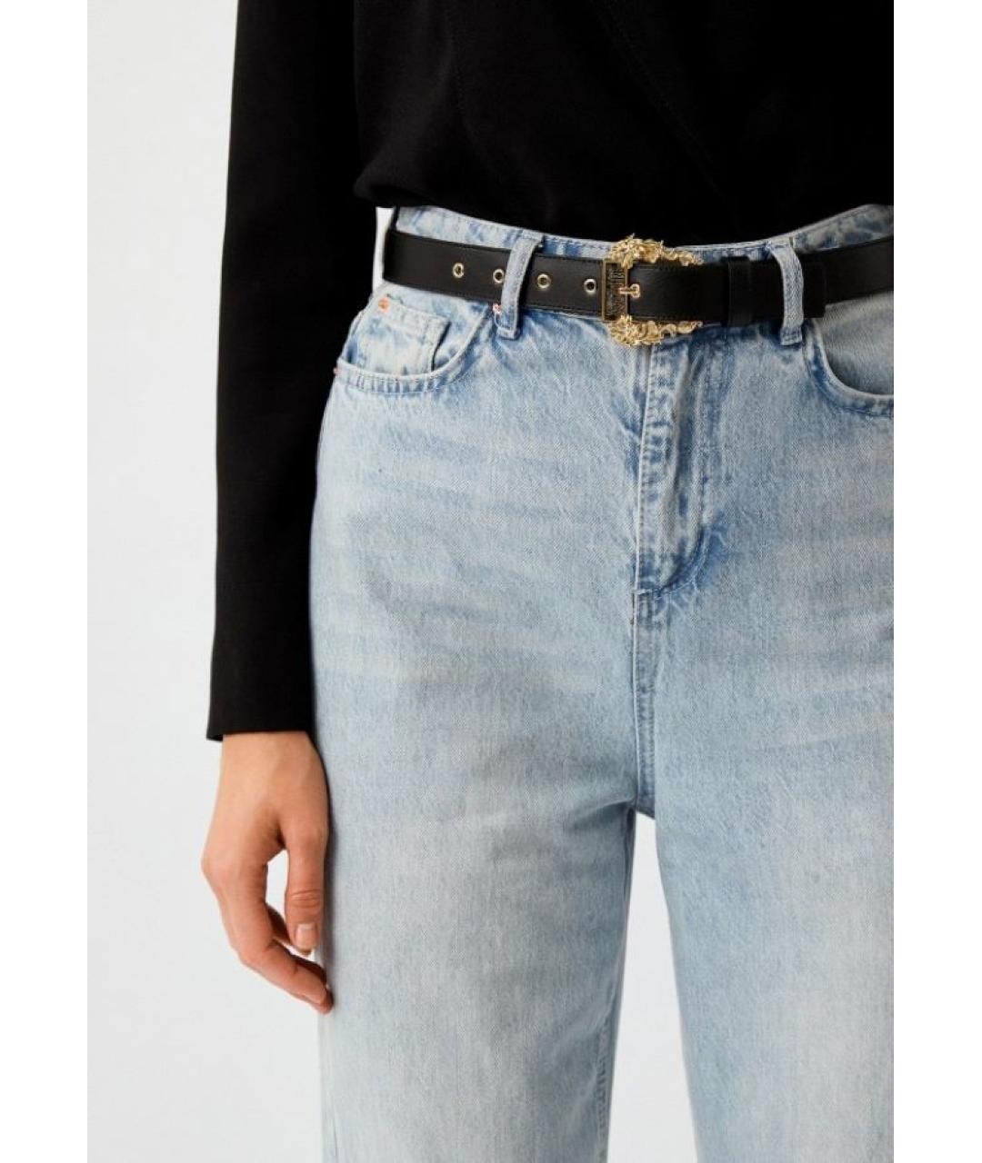 VERSACE JEANS COUTURE Черный ремень, фото 4