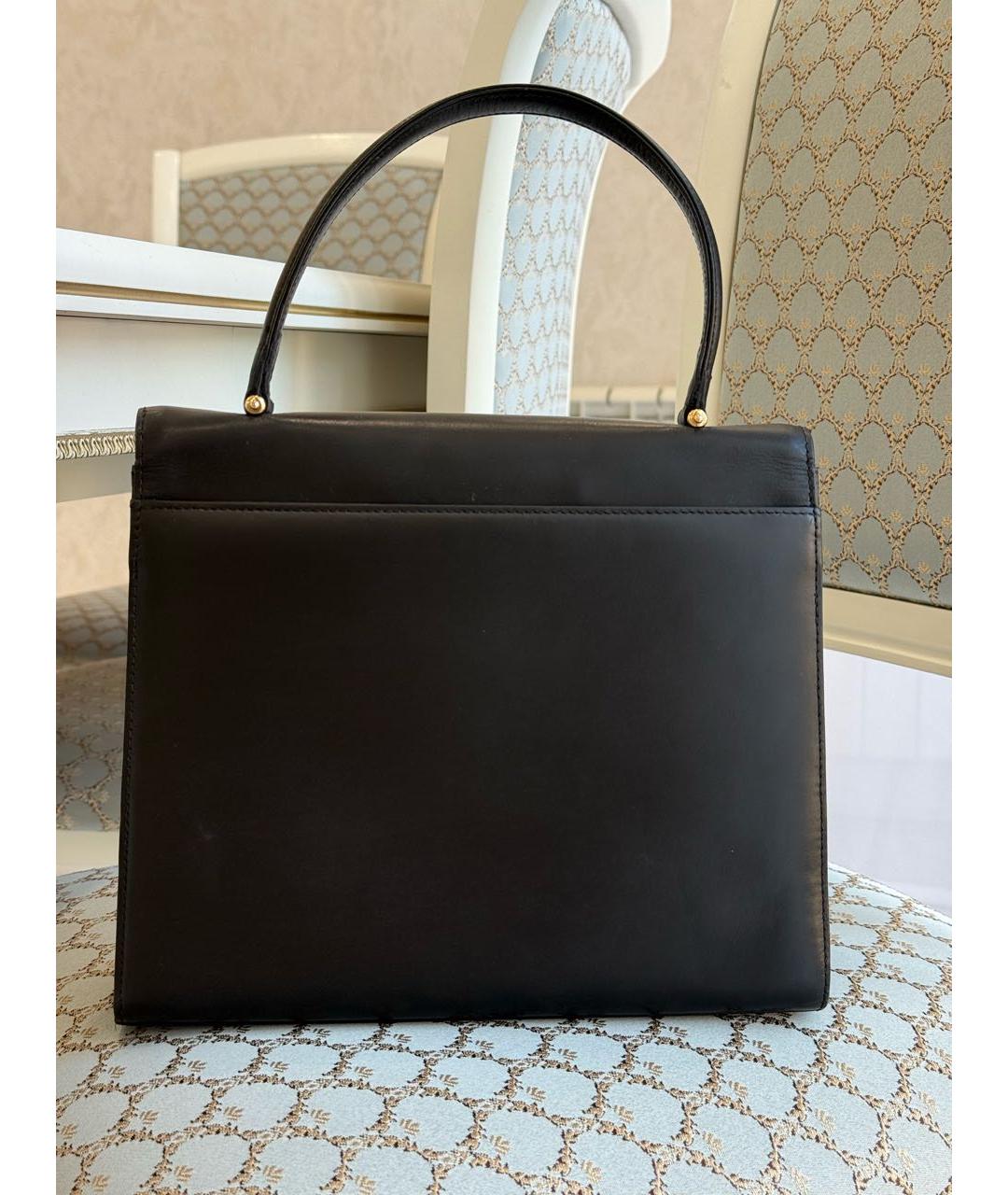 GIVENCHY Черная кожаная сумка с короткими ручками, фото 3