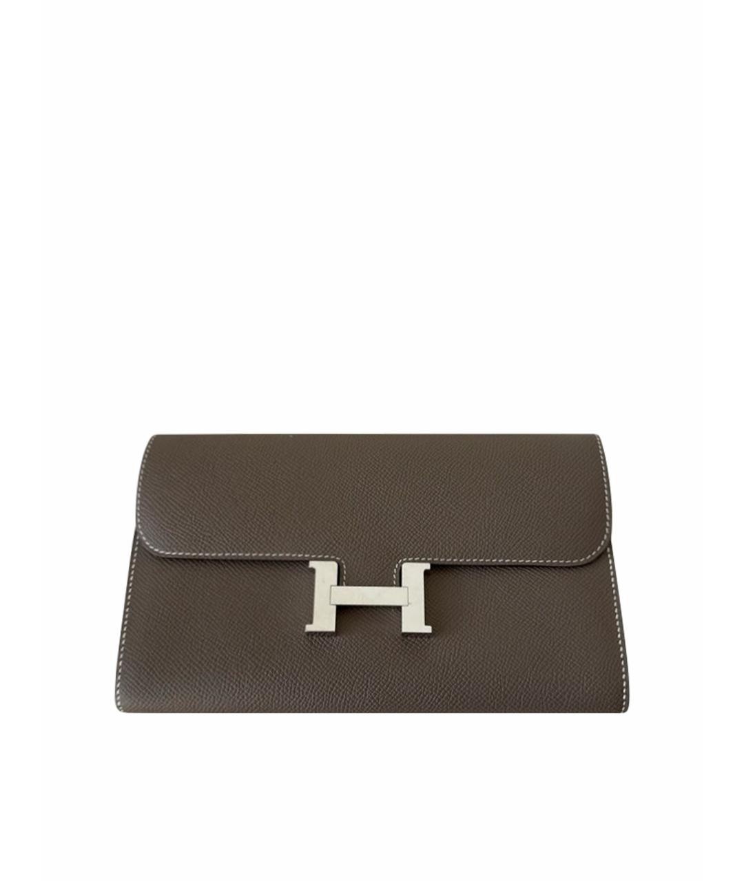HERMES Хаки сумка через плечо, фото 1