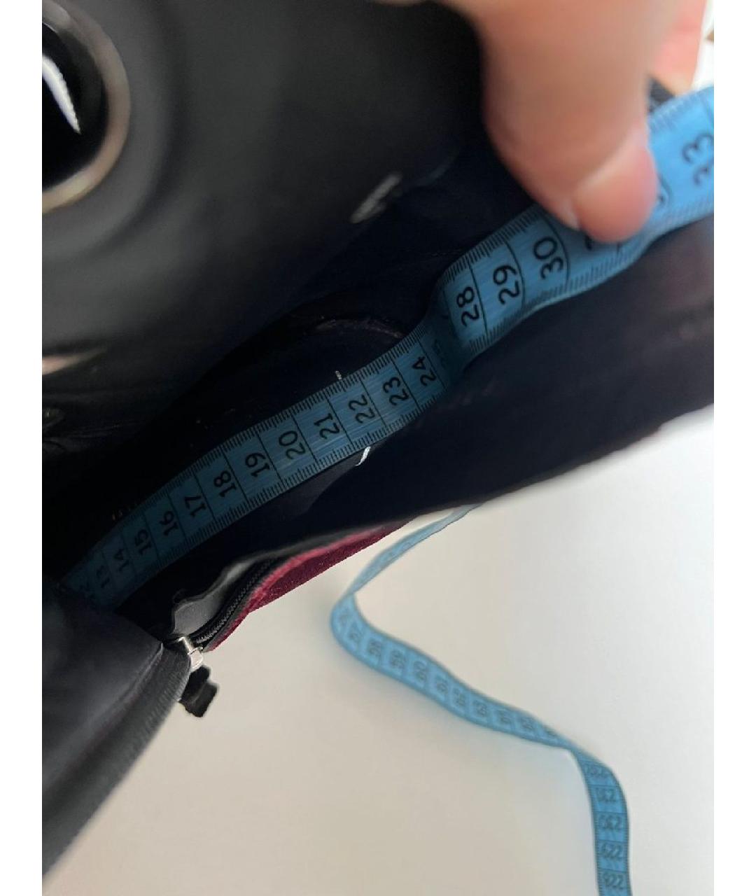 GIUSEPPE ZANOTTI DESIGN Бордовые бархатные ботильоны, фото 9