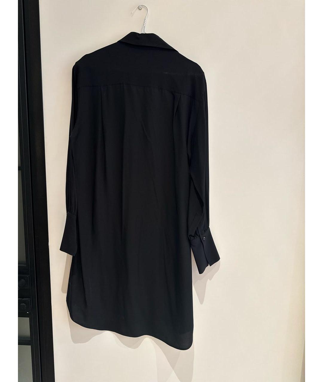 GIVENCHY Черное шелковое коктейльное платье, фото 2