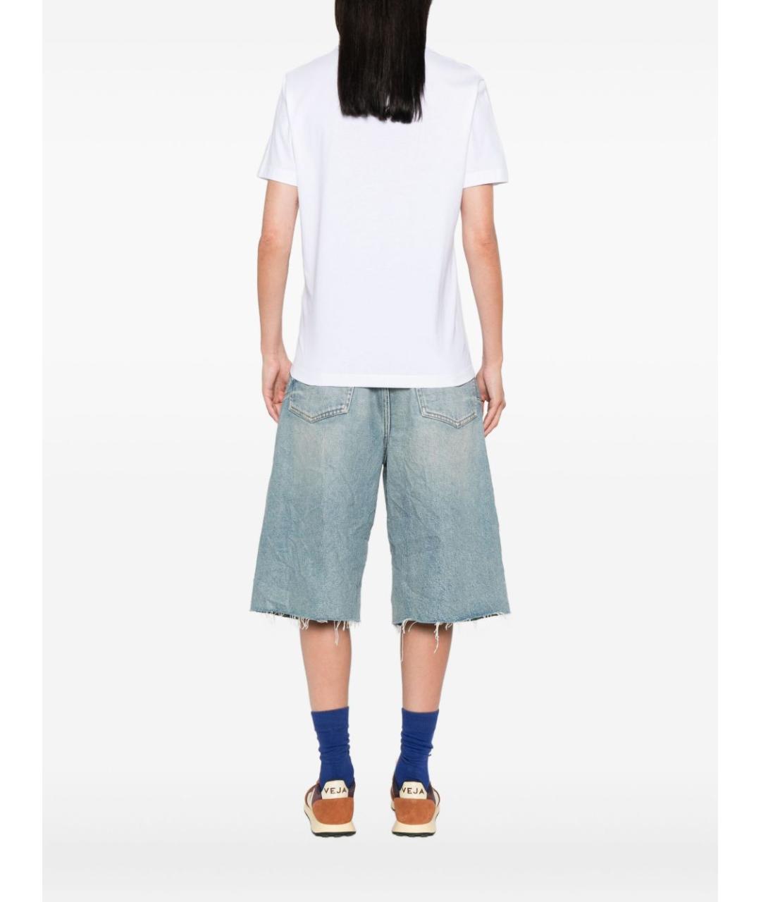 KENZO Белая хлопковая футболка, фото 4