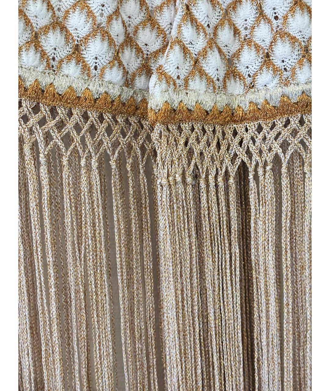 MISSONI Золотые хлопковые шорты, фото 5