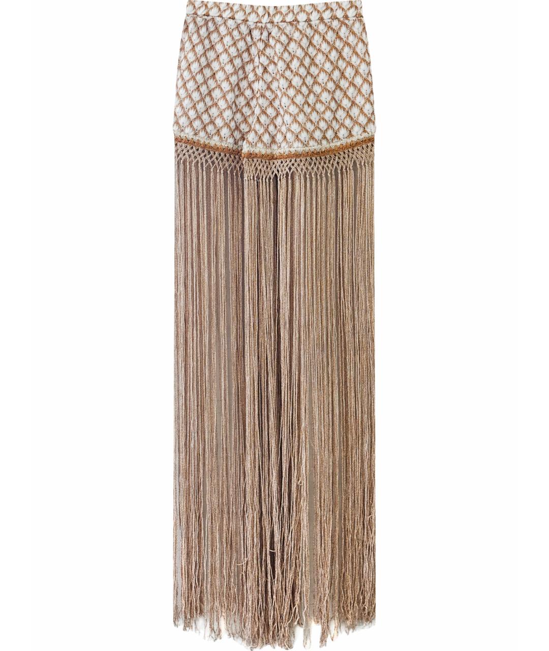 MISSONI Золотые хлопковые шорты, фото 1