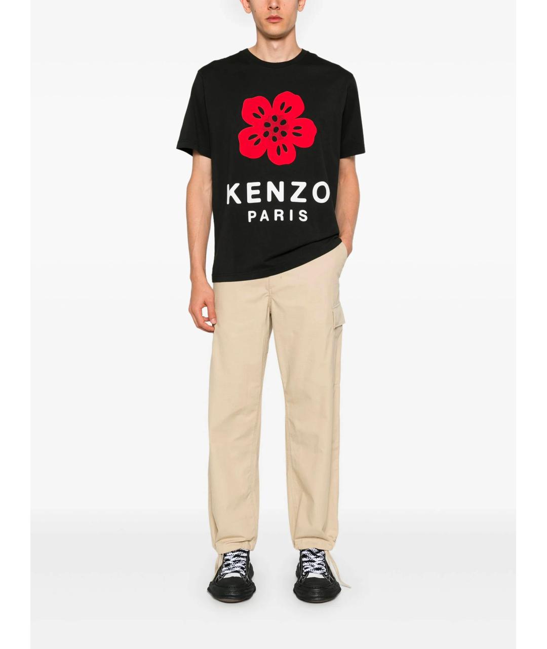 KENZO Черная футболка, фото 2