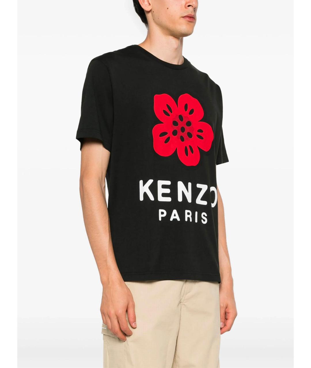 KENZO Черная футболка, фото 3