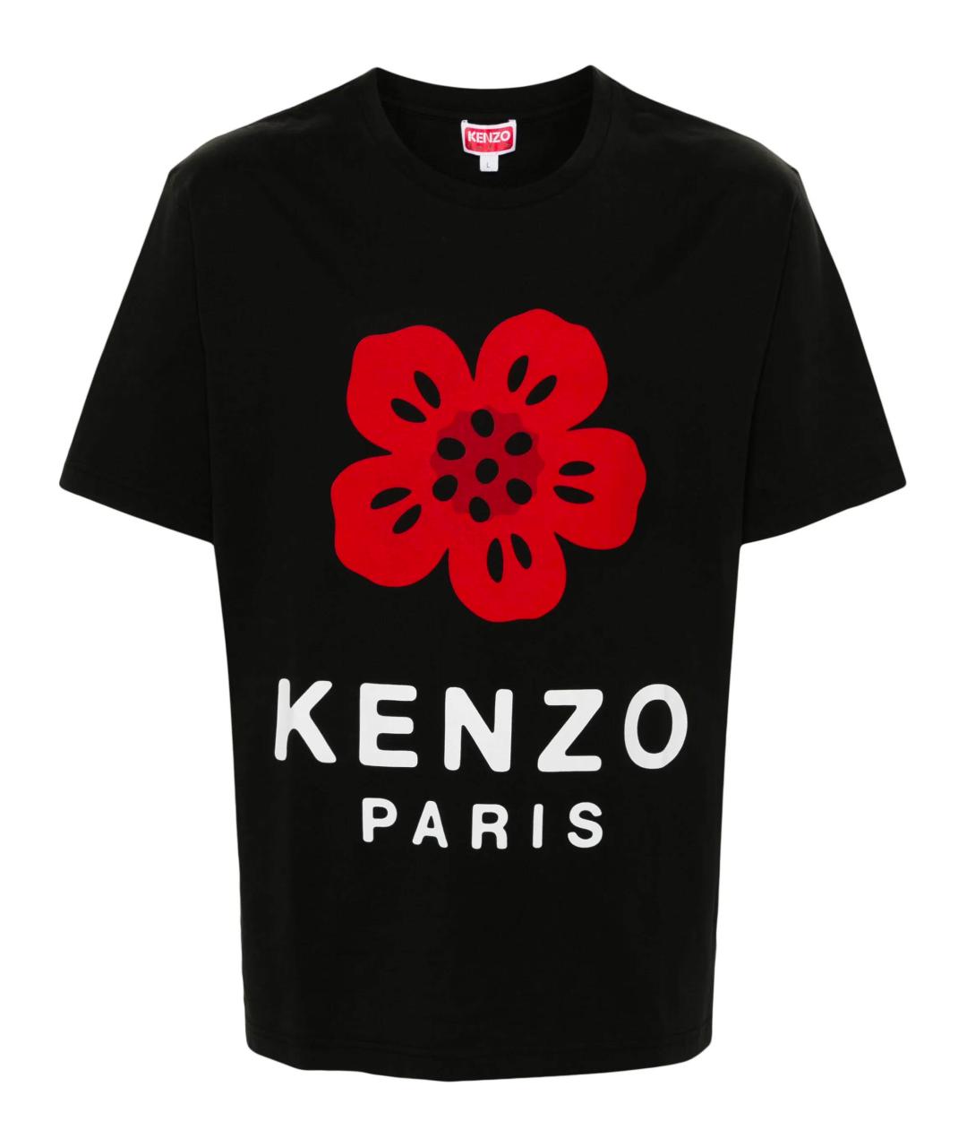 KENZO Черная футболка, фото 1