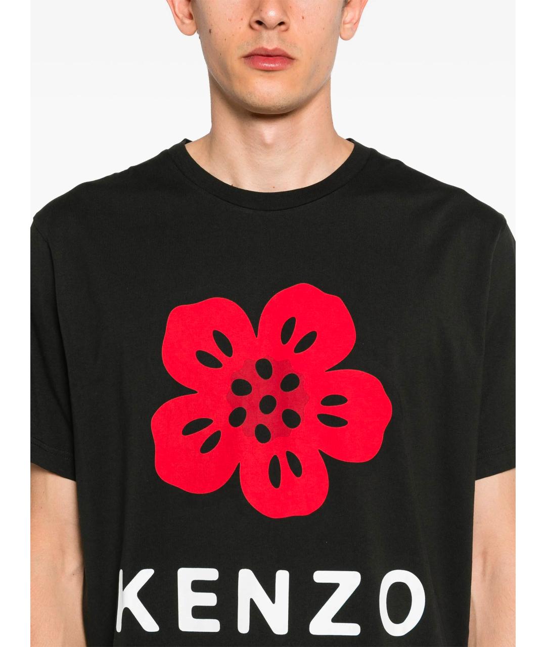 KENZO Черная футболка, фото 5