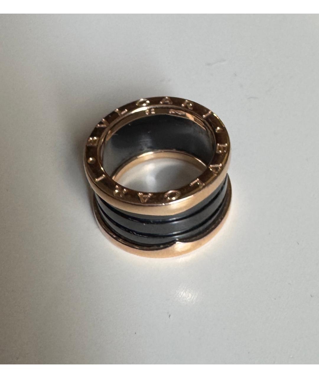 BVLGARI Черное керамическое кольцо, фото 2
