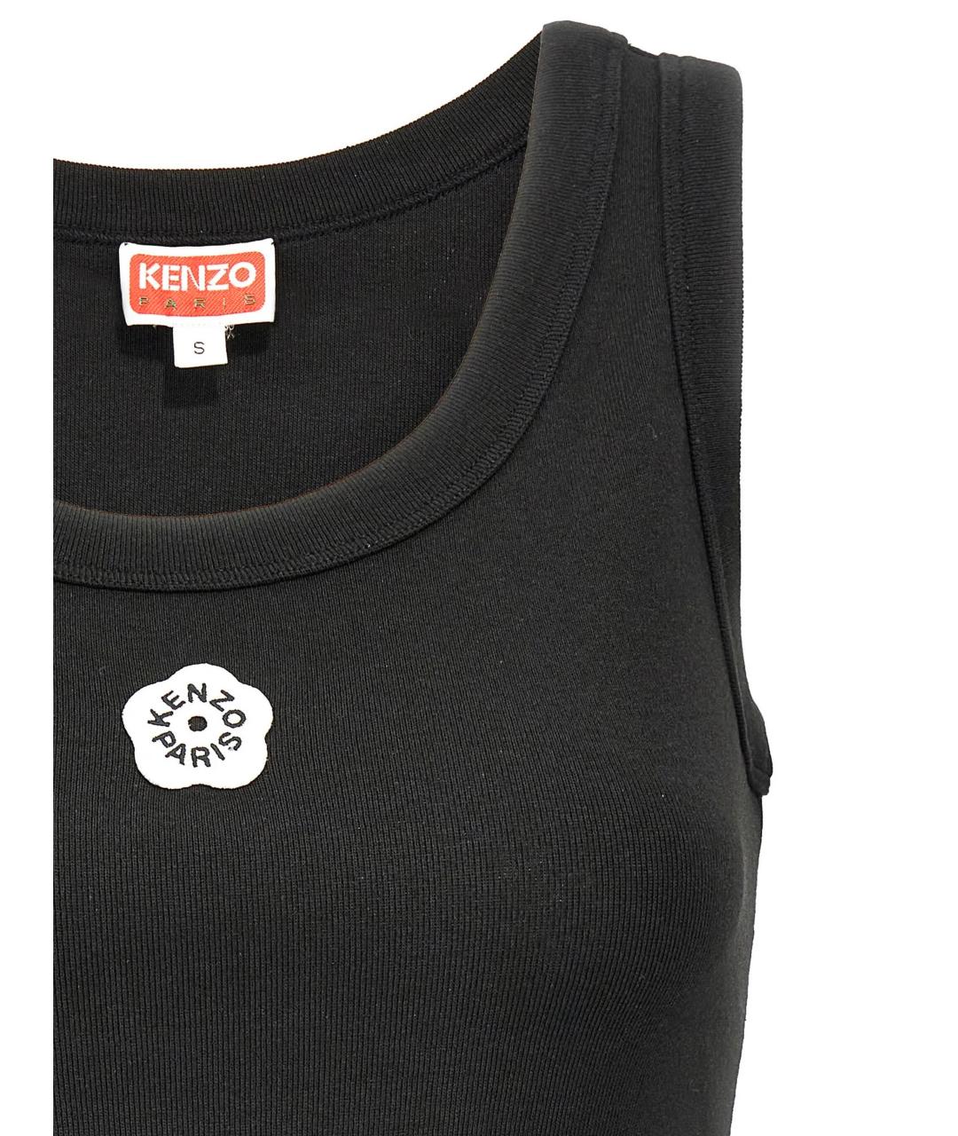 KENZO Черная майка, фото 3