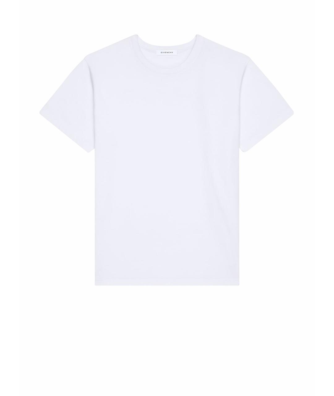 GIVENCHY Белая хлопковая футболка, фото 1