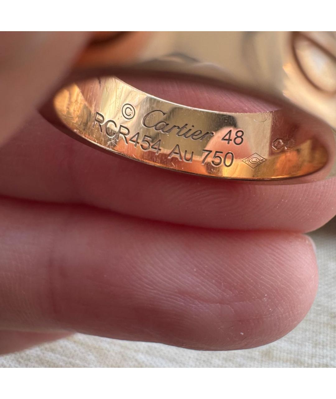 CARTIER Золотое кольцо из розового золота, фото 6