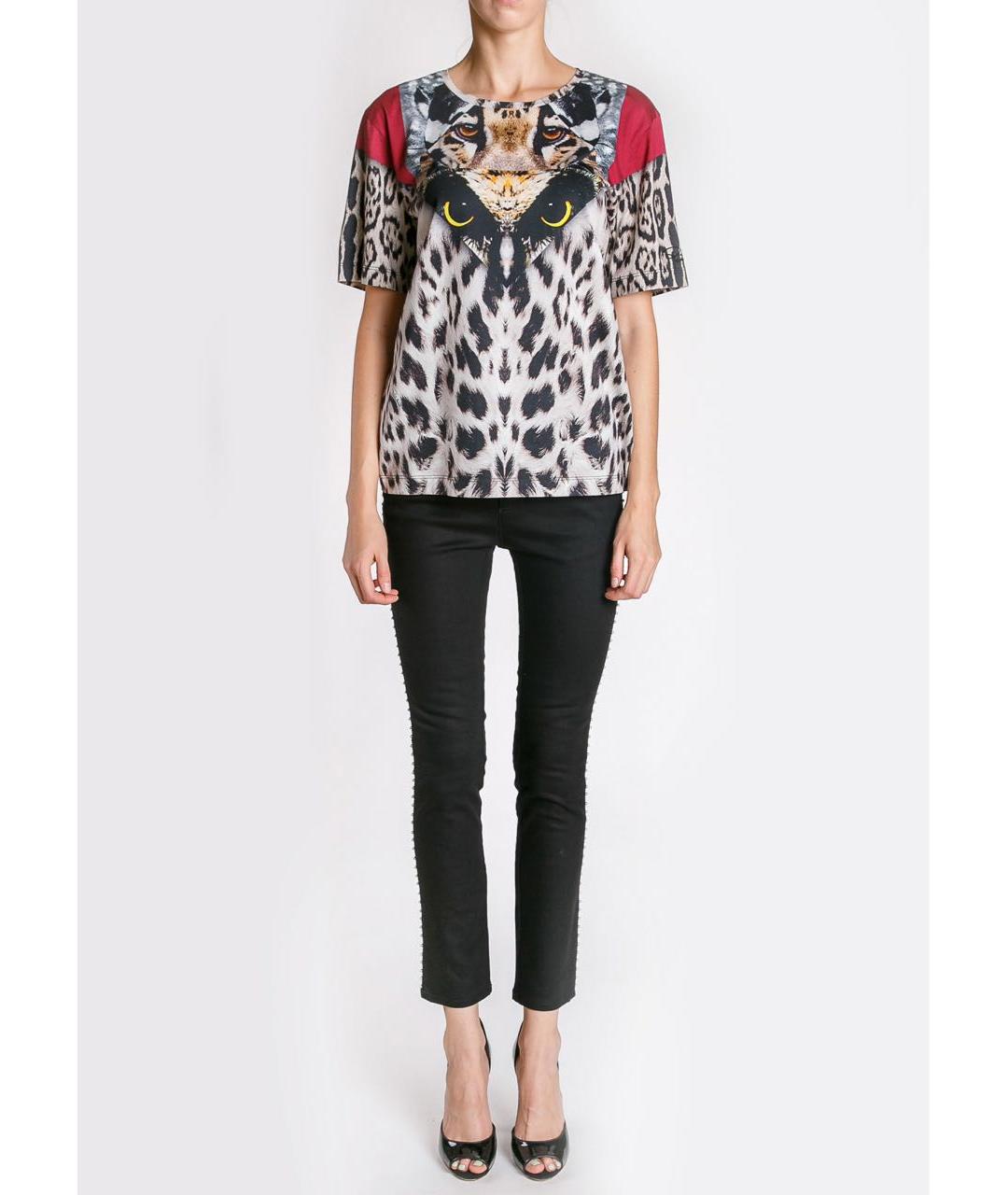ALEXANDER MCQUEEN Черные хлопко-эластановые капри, фото 2