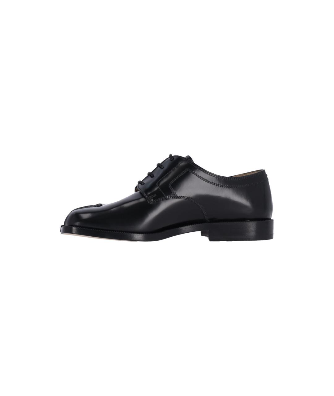 MAISON MARGIELA Черные кожаные брогги и оксфорды, фото 3