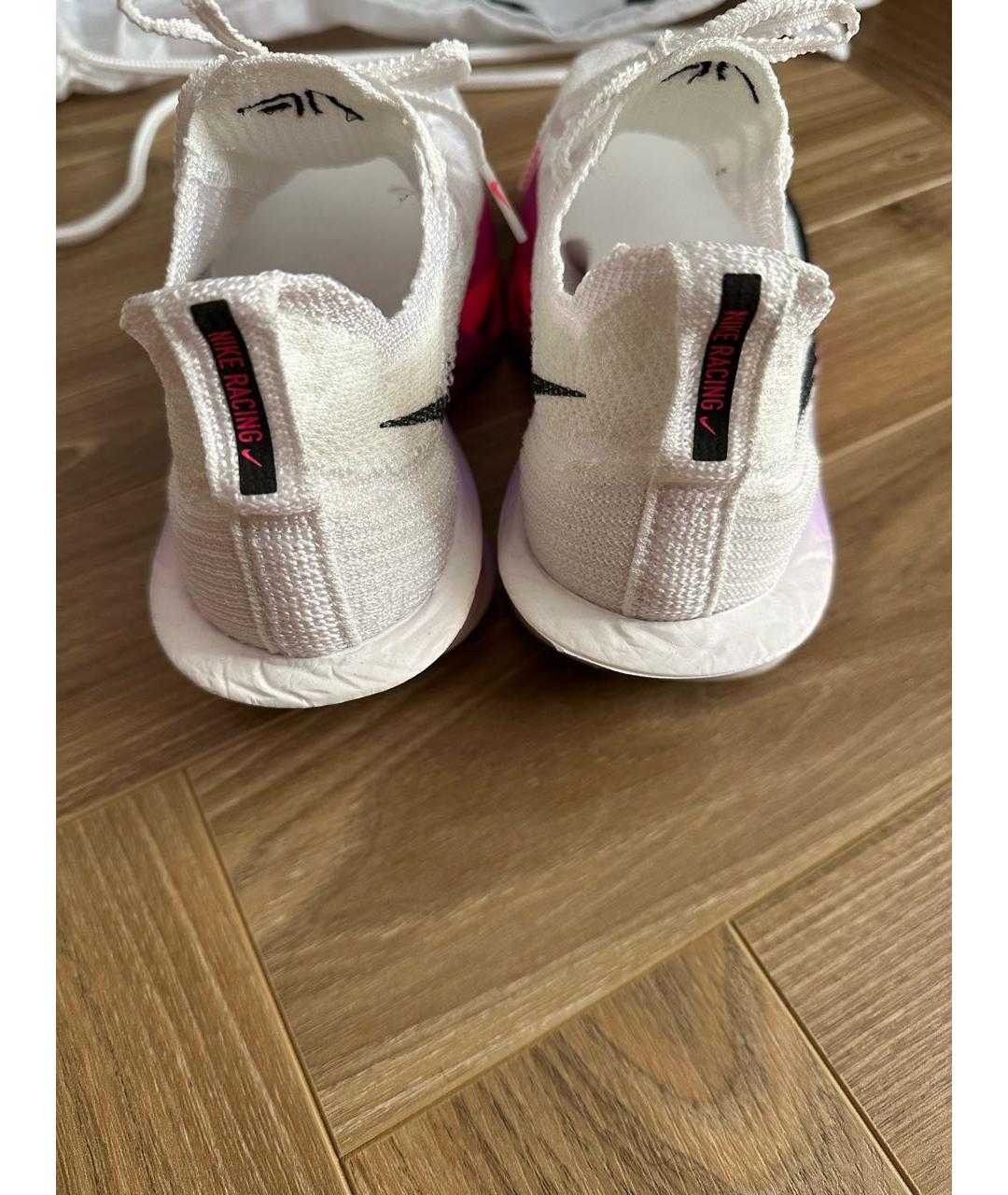NIKE Белые текстильные кроссовки, фото 4
