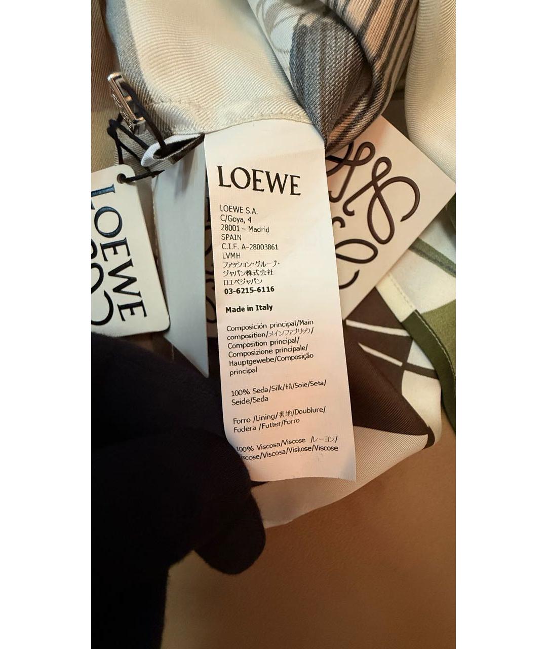 LOEWE Мульти шелковая рубашка, фото 4
