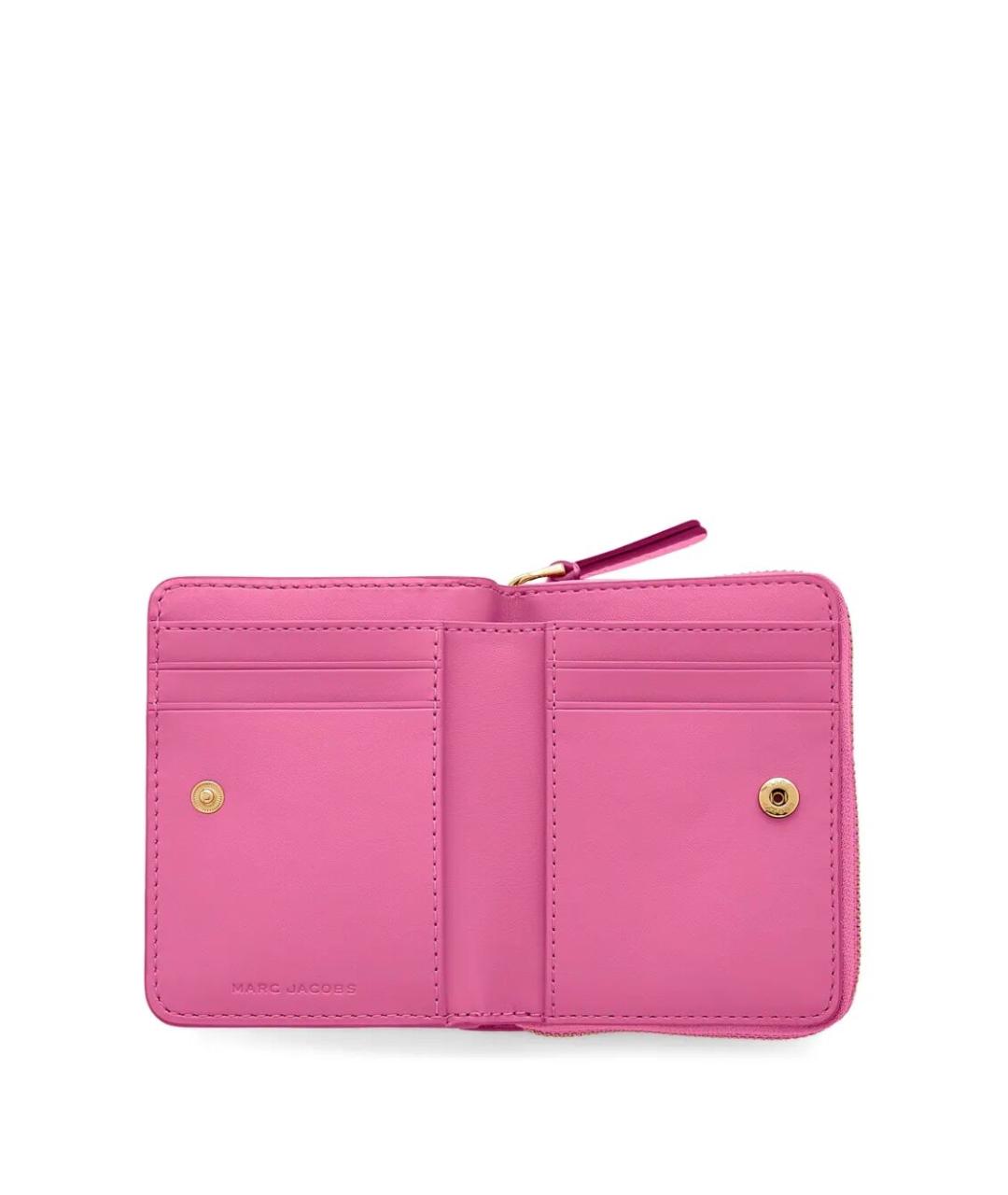 MARC JACOBS Розовый кожаный кошелек, фото 3