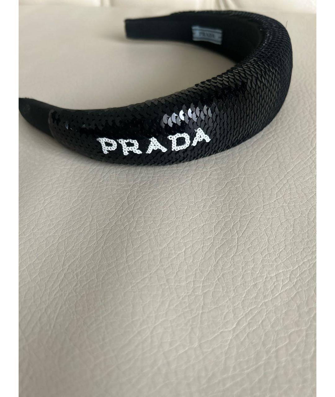 PRADA Черный ободок, фото 3
