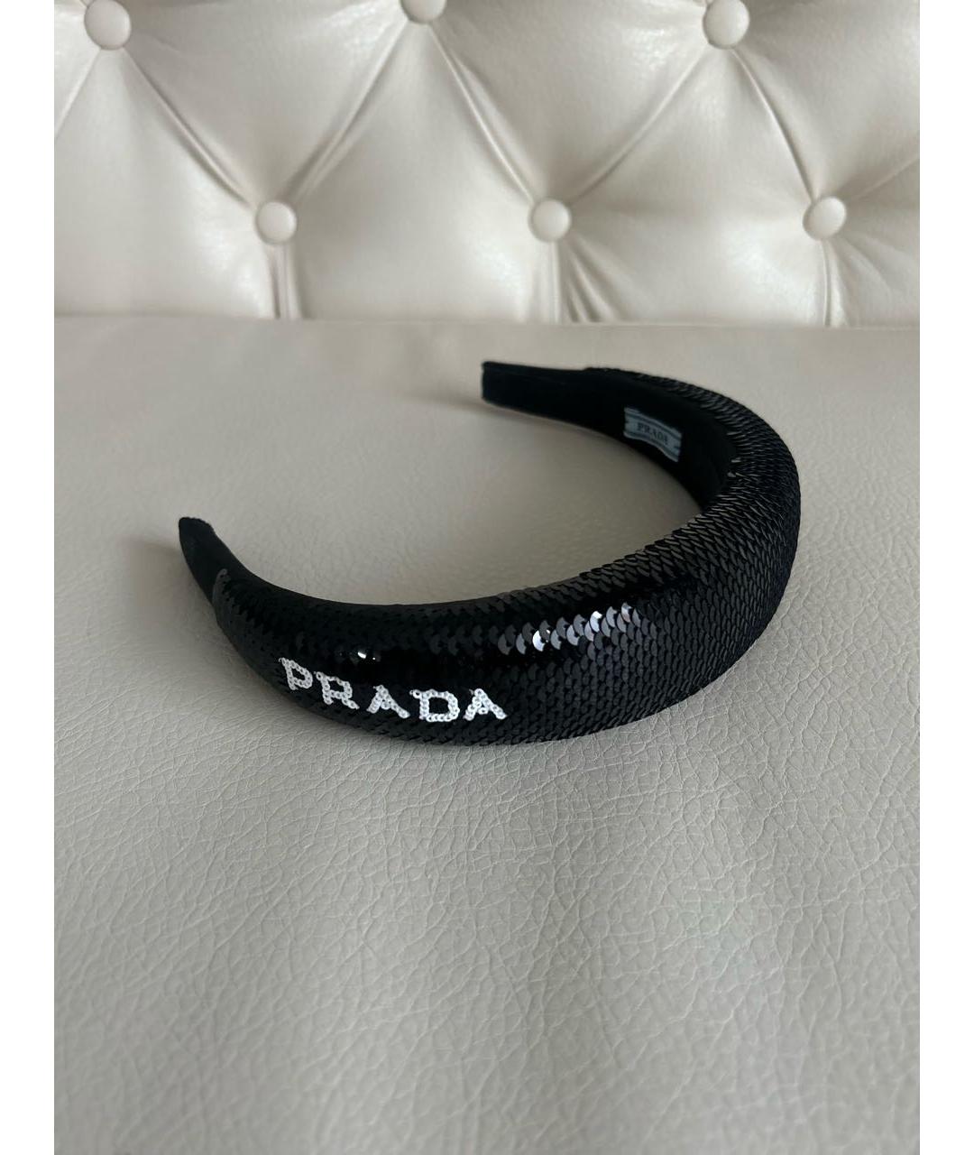 PRADA Черный ободок, фото 9