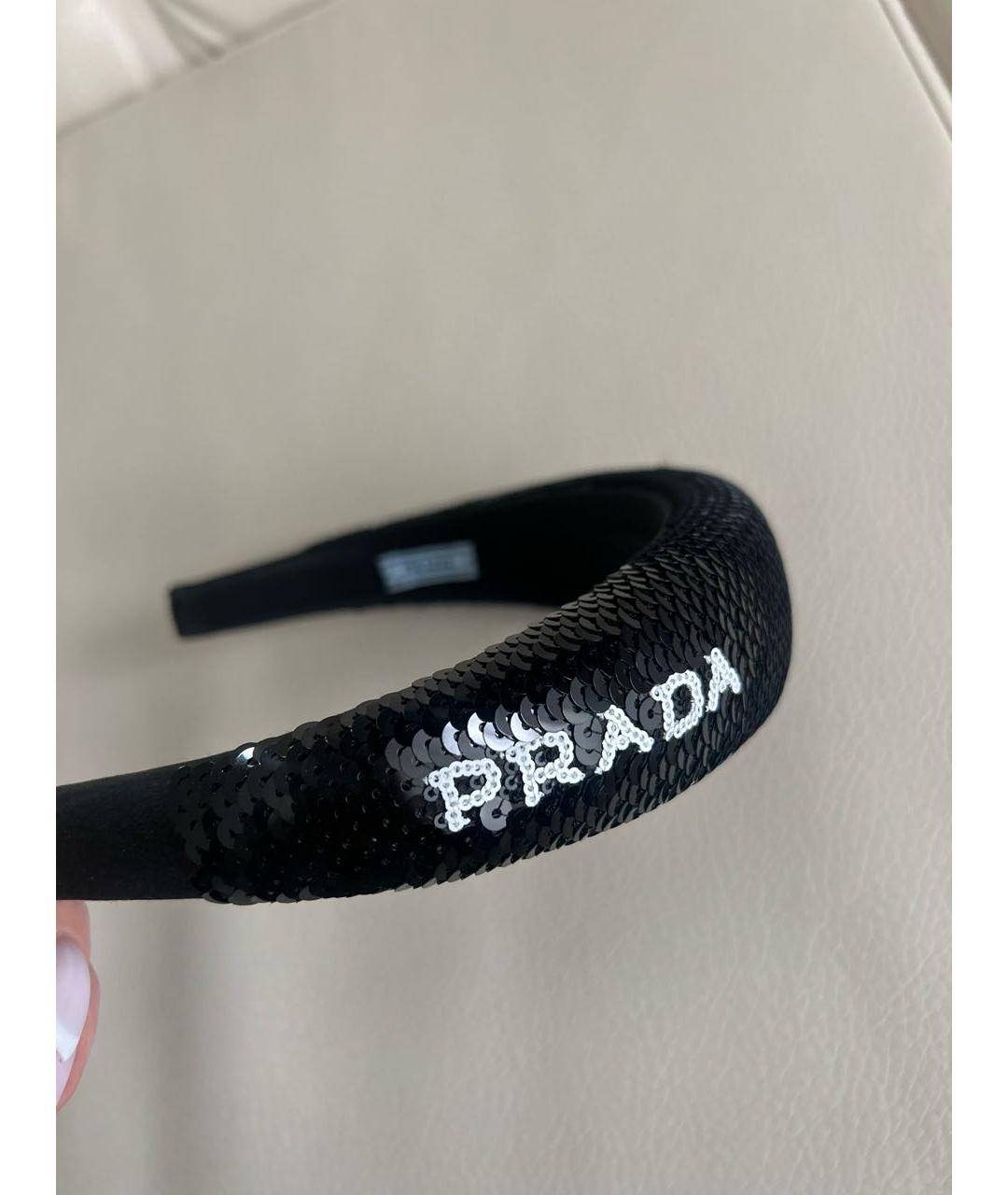 PRADA Черный ободок, фото 8